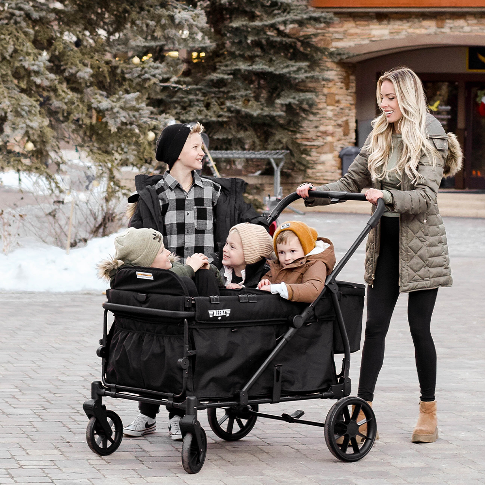 keenz vyo͞o the seating chameleon stroller wagon 4-passengers Keenz VIVA Stroller Wagon 4-Passenger