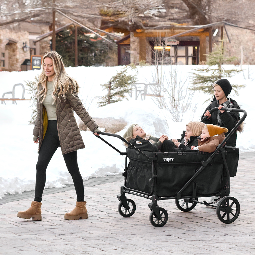 stroller wagon hybrid Keenz VIVA Stroller Wagon 4-Passenger