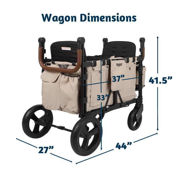 keenz stroller wagon dimensions