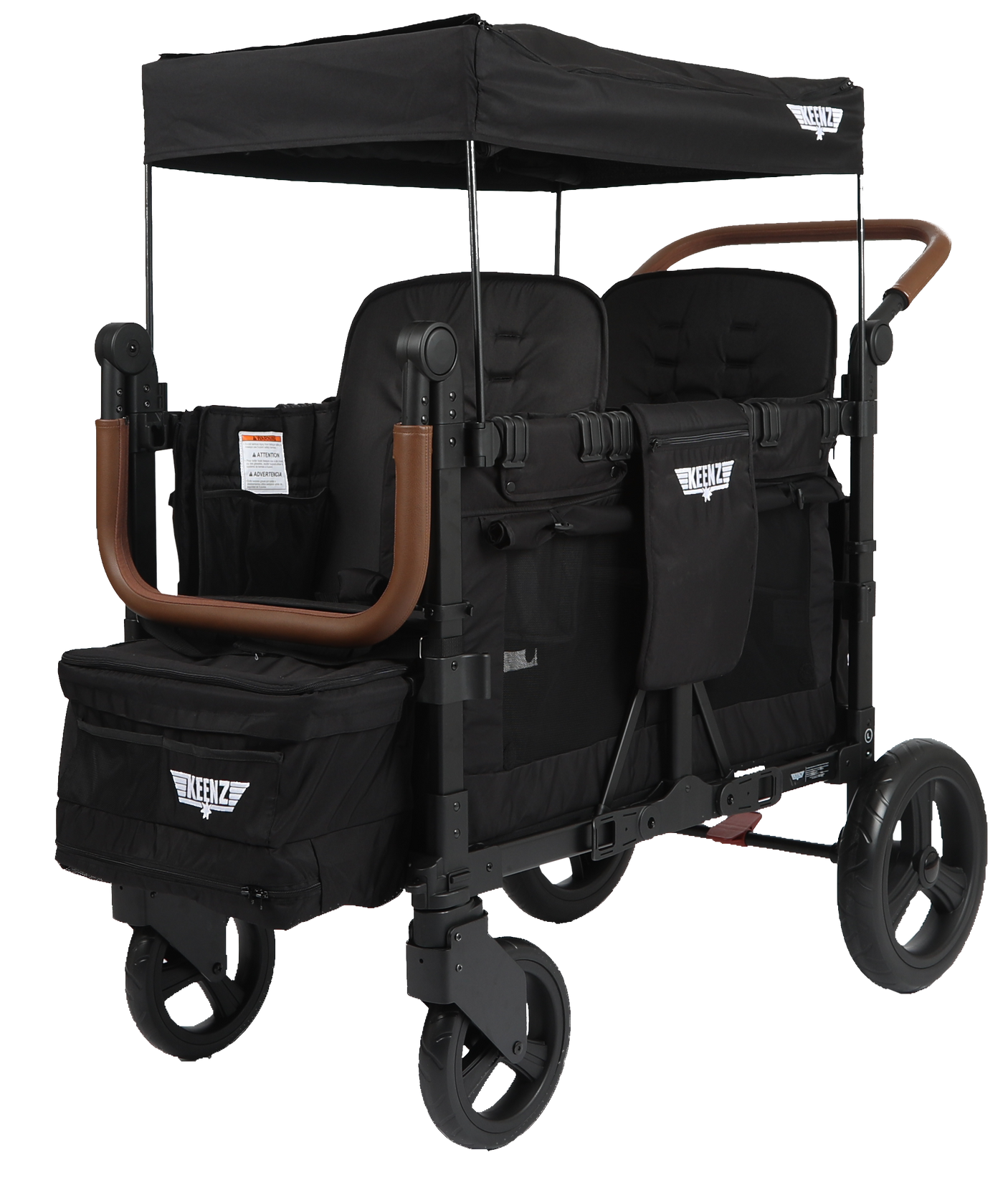 Keenz Vyo͞o2 The Seating Chameleon Stroller Wagon 2-Passengers + All-Weather Cover + Parent Console | Fall Outdoor Adventures