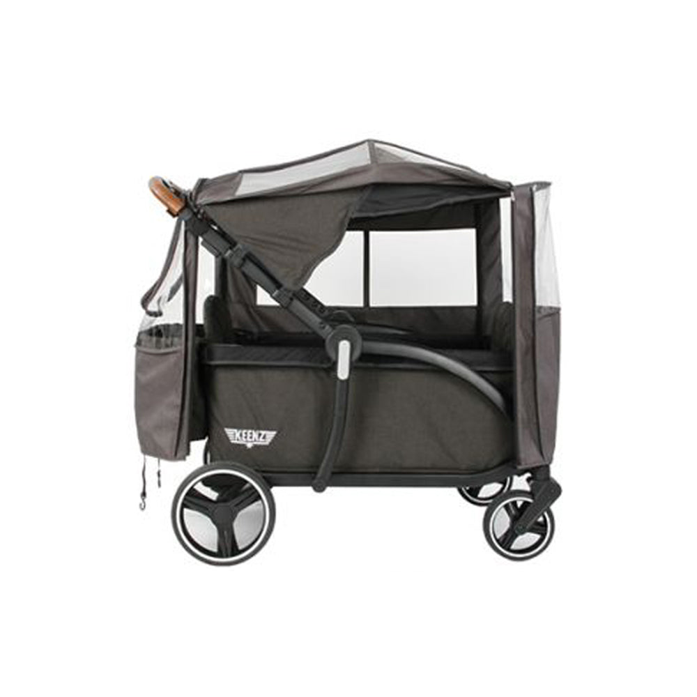 Keenz All Weather Wind Cover with Windows for 7S 2 Rider Wagon Stroller Used